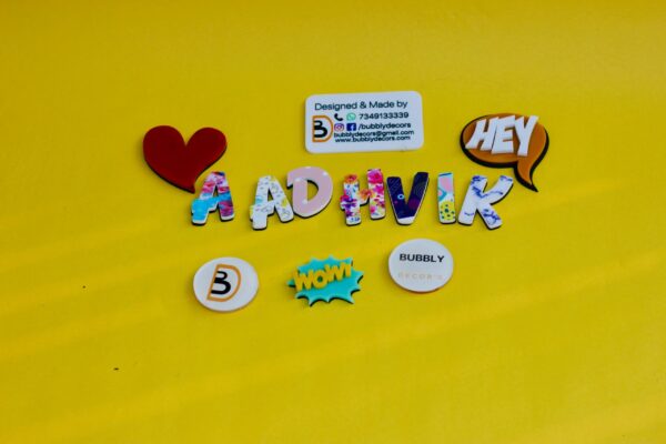 Alphabet Magnets - Bubbly Decors