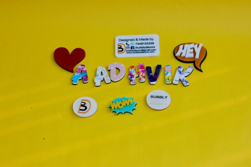 Alphabet Magnets - Bubbly Decors