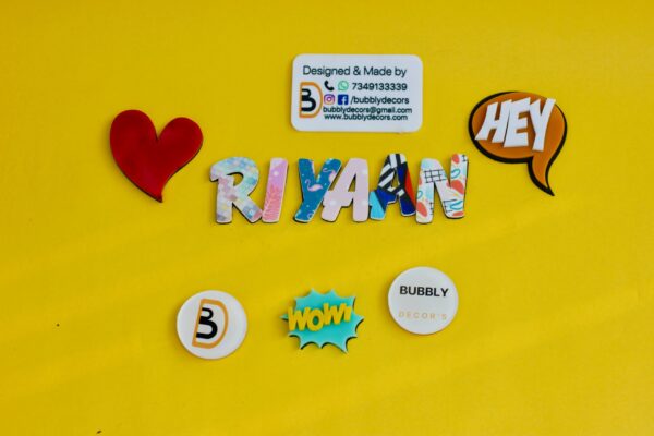 Alphabet Magnets - Bubbly Decors