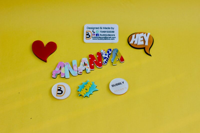 Alphabet Magnets - Bubbly Decors