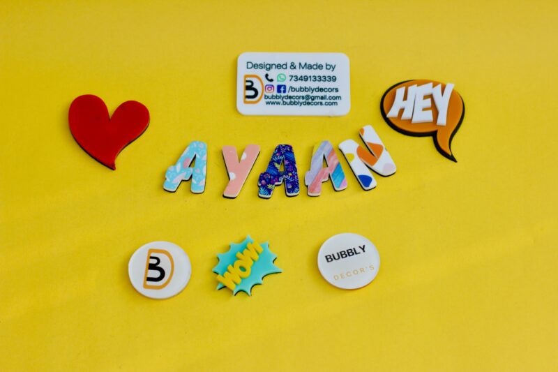 Alphabet Magnets - Bubbly Decors