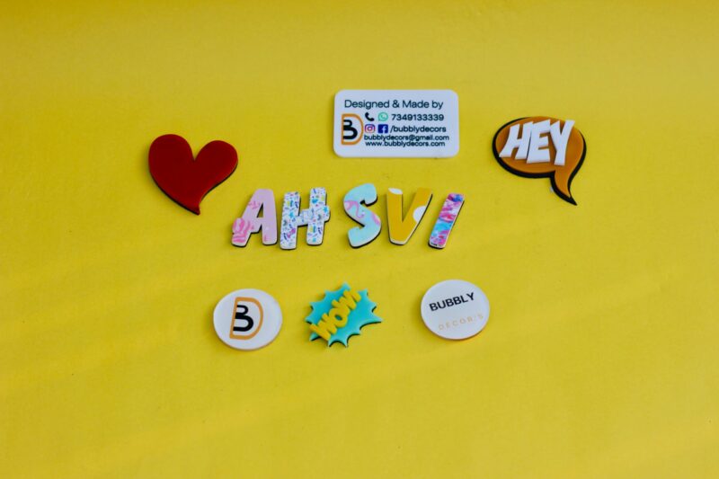 Alphabet Magnets - Bubbly Decors