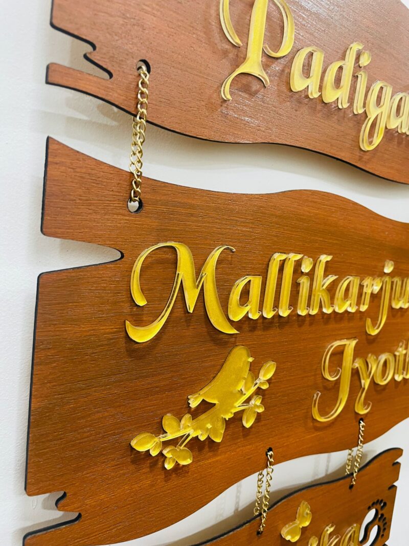 Name Board 3 steps - Bubbly Decors