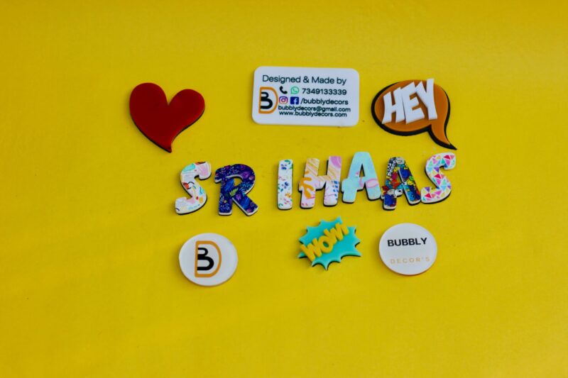 Alphabet Magnets - Bubbly Decors
