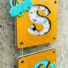 Hanging letter tiles - Bubbly Decors