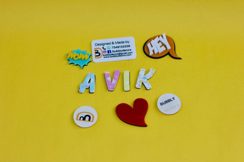 Alphabet Magnets - Bubbly Decors