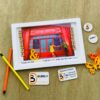 Photo frame with Scribble names - Bubbly Decors
