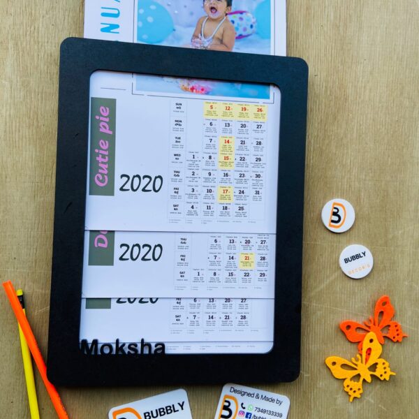 Photo Calendar - Bubbly Decors