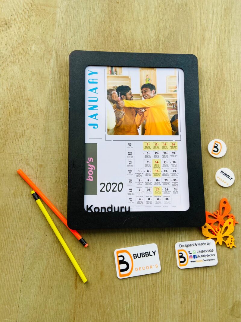Photo Calendar - Bubbly Decors