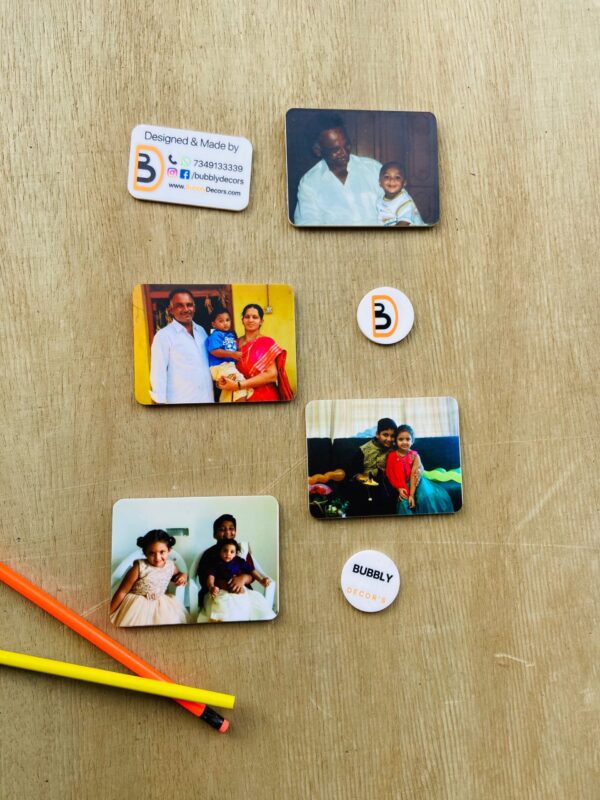 Photo fridge magnets - Bubbly Decors