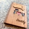 love you daddy greeting card - Bubbly Decors