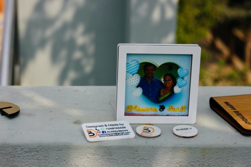 Fridge magnet Depth frame - Bubbly Decors