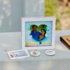 Fridge magnet Depth frame - Bubbly Decors