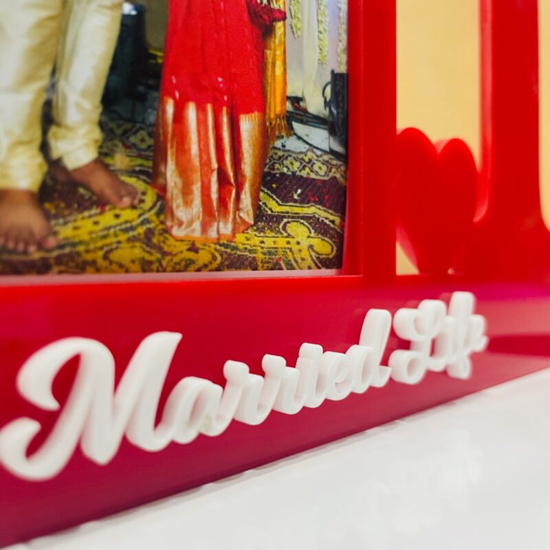 Couple Letter Frame - Bubbly Decors