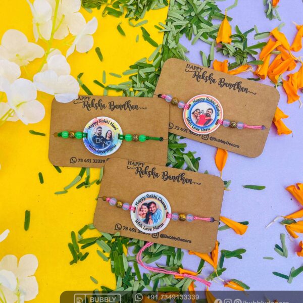 Alphabets magnets Rakhi Combo Hamper - Bubbly Decors