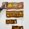 Name board baba theme - Bubbly Decors