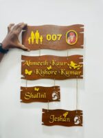 Name board baba theme - Bubbly Decors