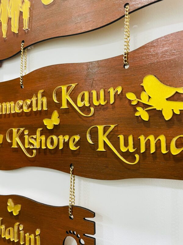 Name board baba theme - Bubbly Decors