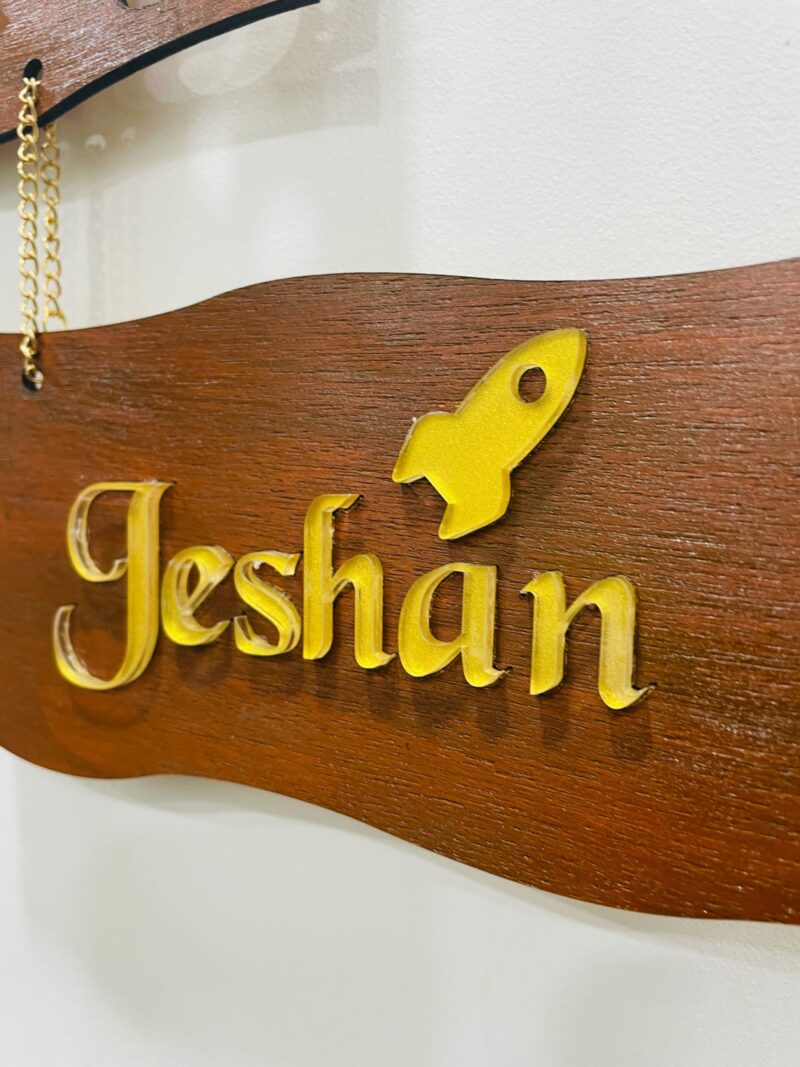Name board baba theme - Bubbly Decors