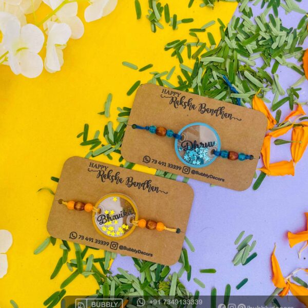 Alphabets magnets Rakhi Combo Hamper - Bubbly Decors