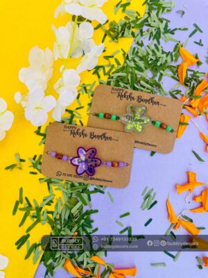 Depth Flower Rakhi - Bubbly Decors