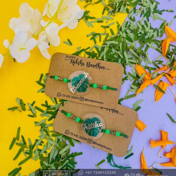 Alphabets magnets Rakhi Combo Hamper - Bubbly Decors