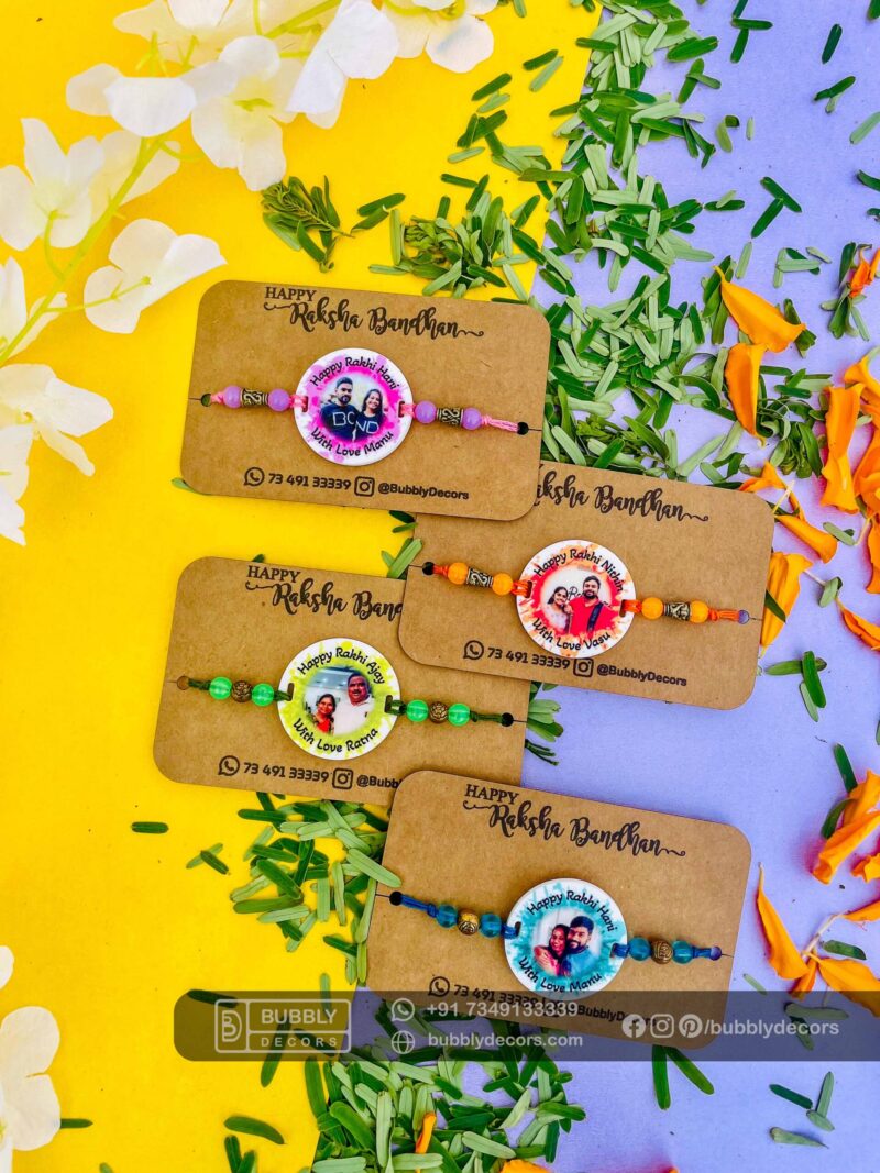 Rakhi combo Name Board for Brother - Bubbly Decors