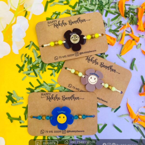 Alphabets magnets Rakhi Combo Hamper - Bubbly Decors