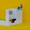 Desk organizer with Mobile stand - Bubbly Decors