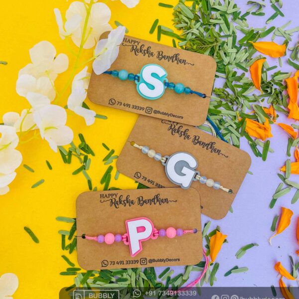 Rakhi combo Name Board for Brother - Bubbly Decors