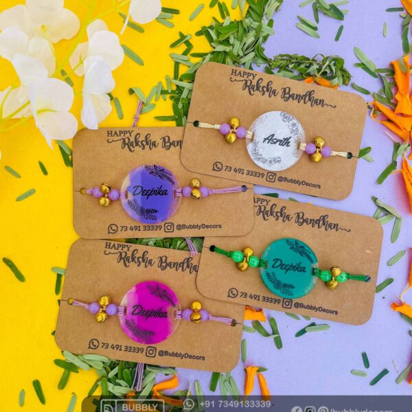Alphabets magnets Rakhi Combo Hamper - Bubbly Decors