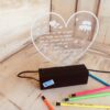 Light glow stand Heart shaped - Bubbly Decors