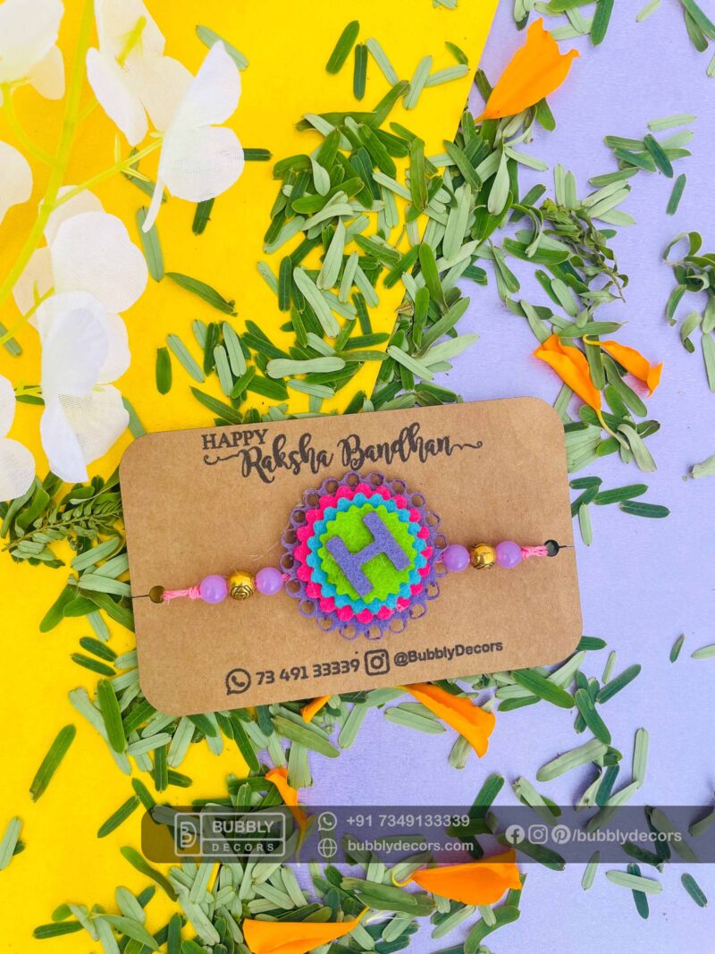 Felt Rakhi - Bubbly Decors