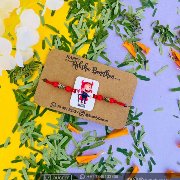 Alphabets magnets Rakhi Combo Hamper - Bubbly Decors