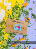 Alphabets magnets Rakhi Combo Hamper - Bubbly Decors