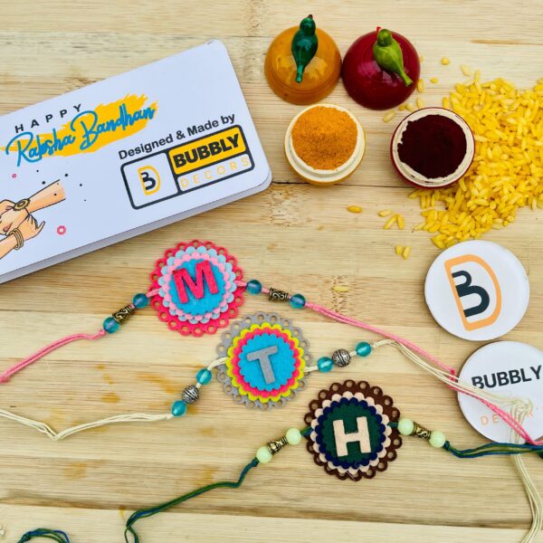 Felt Rakhi - Bubbly Decors