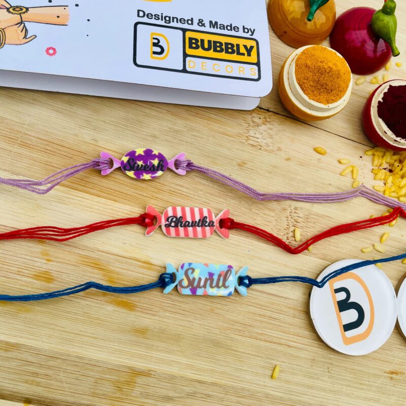 Rakhi combo Photo magnet for Brother - Bubbly Decors