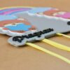 baby details frame teddy theme - Bubbly Decors