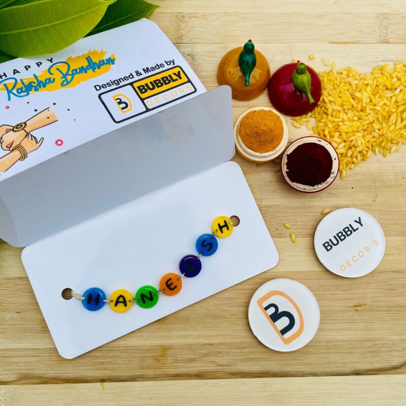 Rakhi combo Worlds Best Bro for Brother - Bubbly Decors