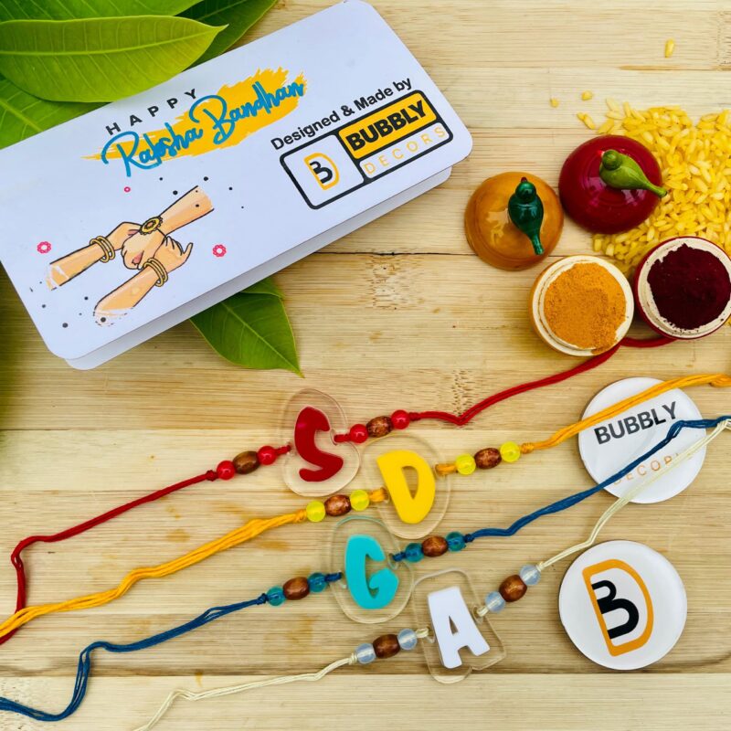 Rakhi combo Worlds Best Bro for Brother - Bubbly Decors