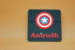 name board captain America - Bubbly Decors