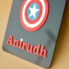 name board captain America - Bubbly Decors