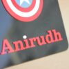 name board captain America - Bubbly Decors