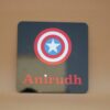 name board captain America - Bubbly Decors