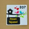 Name board Birds themed - Bubbly Decors