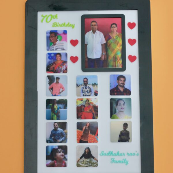joint family photo frame - Bubbly Decors