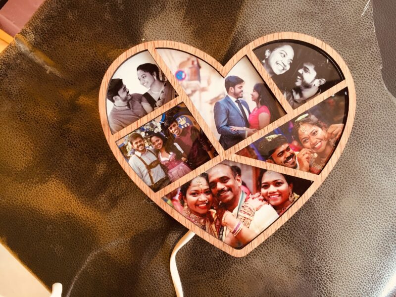 Heart photo Light - Bubbly Decors