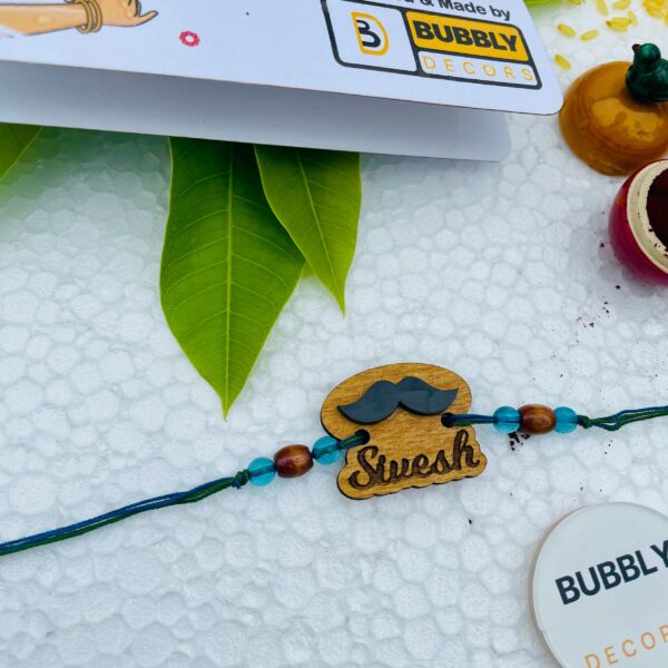 Moustache Rakhi - Bubbly Decors