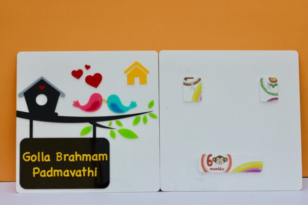 Name board Birds themed - Bubbly Decors