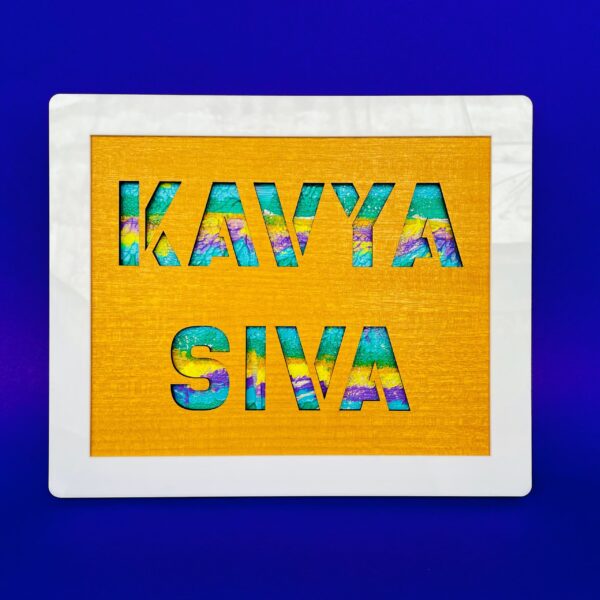 name board colour masked - Bubbly Decors